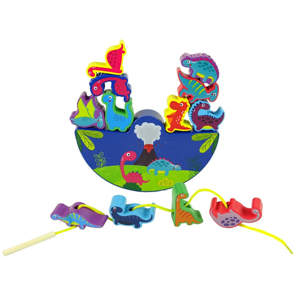 Wooden Dinosaur Balance Game Dinosaur Arcade Game