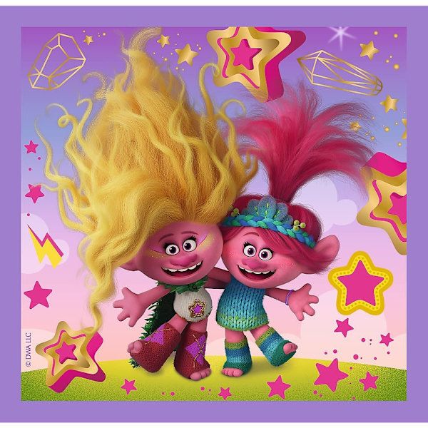 TREFL TROLLS Puzzle 3 in 1 set Trolls 3