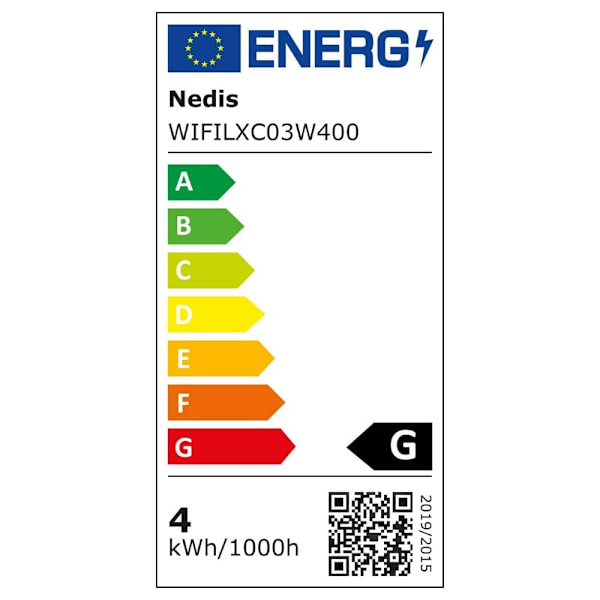 NEDIS Wi-Fi chytré dekorativní LED/ studená bílá/ 400 LED's/ Android & iOS/ Nedis® SmartLife/ 8 m