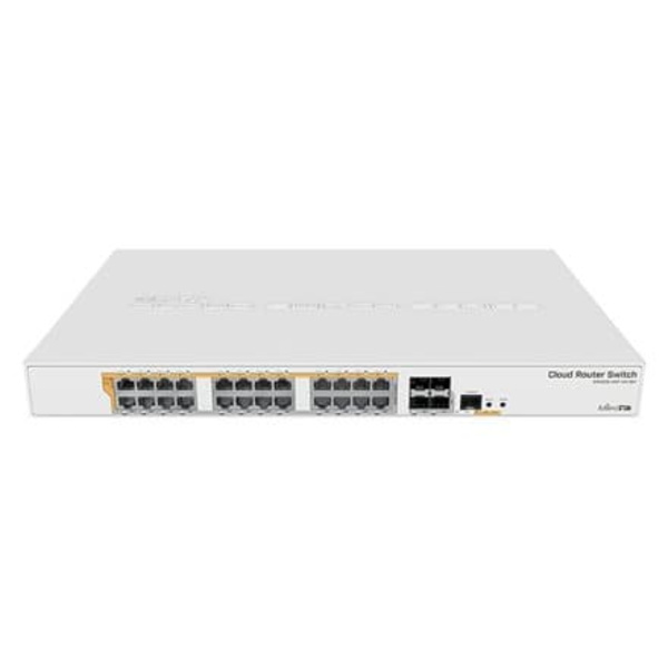 Switch|MIKROTIK|Type L3|Rack|24x10Base-T / 100Base-TX / 1000Base-T|4xSFP+|1xRJ45|CRS328-24P-4S+RM Valkoinen