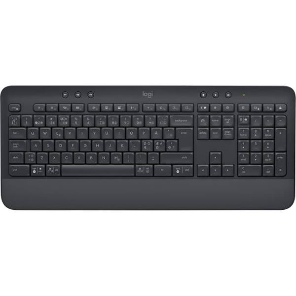 LOGITECH K650 SIGNATURE Bluetooth keyboard - GRAPHITE - NORDIC Grafit