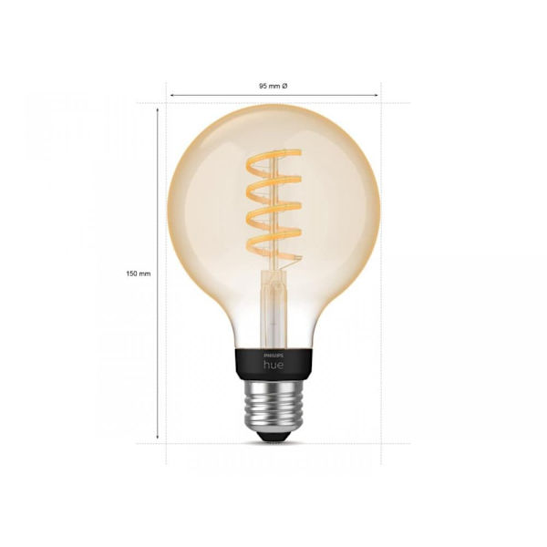 Philips G93 globe – E27 smart bulb