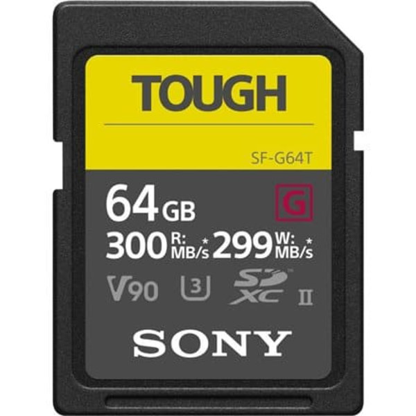 Sony memory card SDXC 64GB G Tough UHS-II C10 U3 V90
