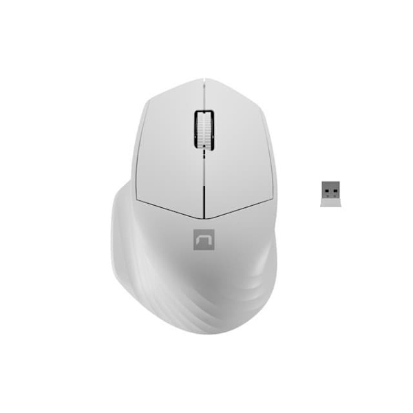 Natec | Mouse | Siskin 2 | Wireless | USB Type-A | White