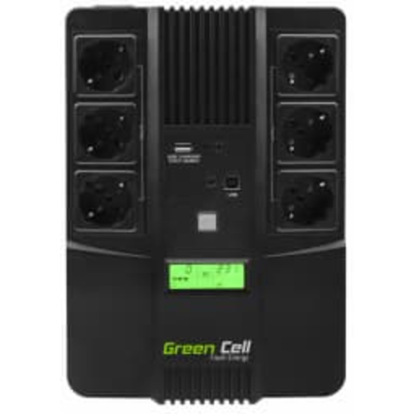 Green Cell AiO 800VA LCD Line-Interactive 0.8 kVA 480 W 6 AC outlet(s) Sort