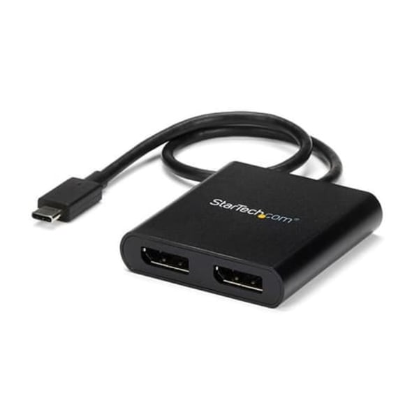 USB-C TO DP MST HUB - 2-PORT/. Sort