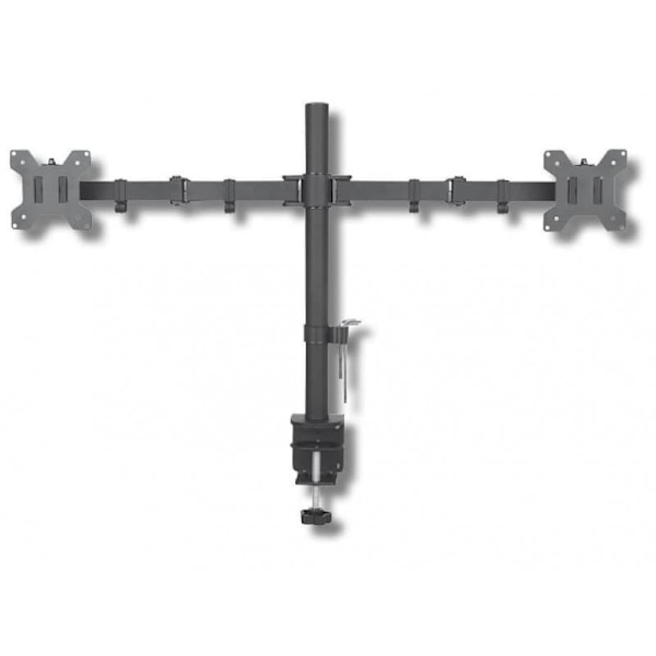 Techly ICA-LCD 382-D monitor mount / stand 68.6 cm (27") Black Desk Sort