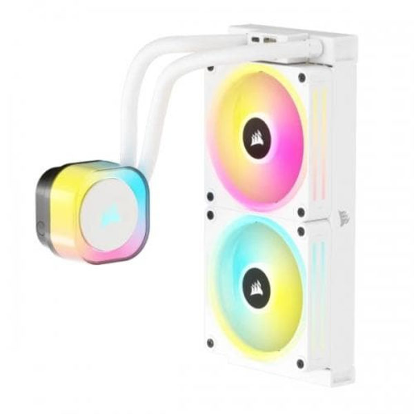 Corsair H100I Processor Hybrid cooler 12 cm White