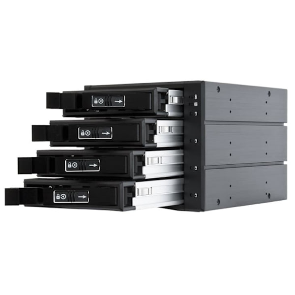 CHIEFTEC backplane do 5,25" na 4x SATA/SAS HDDs/SDDs (3,5" or 2,5")
