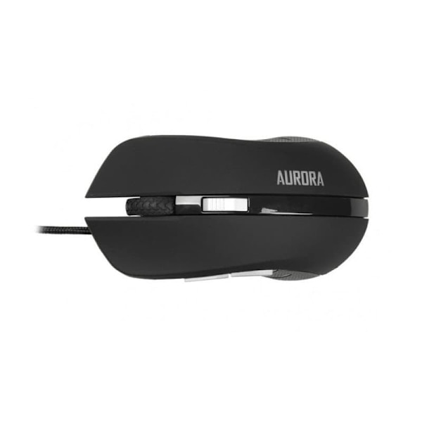 iBox Aurora A-1 mouse Right-hand USB Type-A Optical 2400 DPI Svart