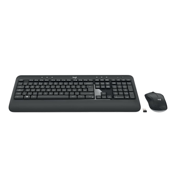 LOGITECH MK540 ADVANCED Wireless Combo - BLACK - NORDIC Sort, Hvit