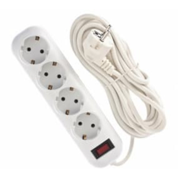 Bellight Extension cord with 4 sockets  3m