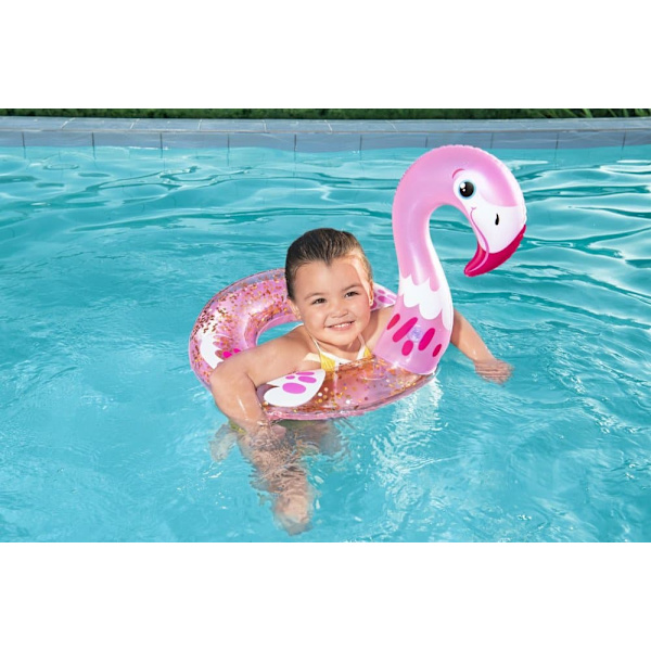 Plaukimo Ratas Bestway Flamingo 61cm