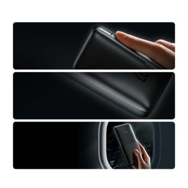POWER BANK Baseus Bipow Pro, 10000mAh, PD 22.5W, 2 x USB; 1 x USB Type-C, digital display pt. status baterie, total 3A, negru"PPBD040001" (timbru verd