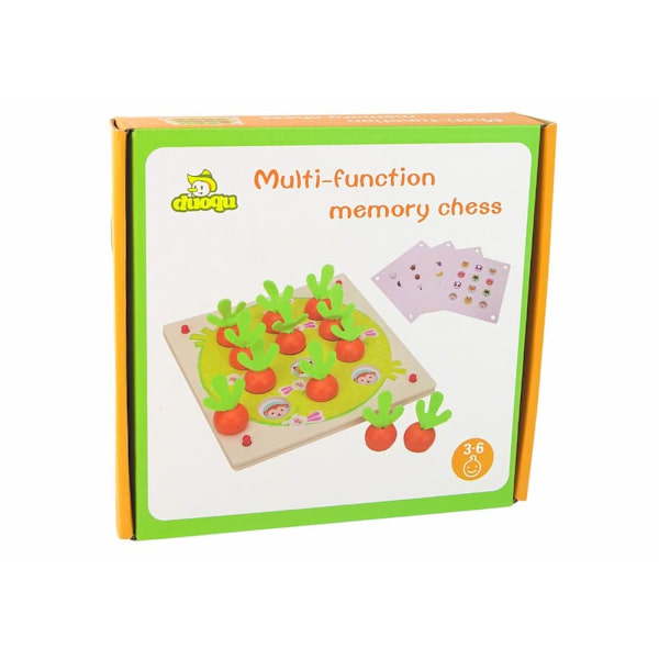 Memory Game Fruits and Vegetables Wooden