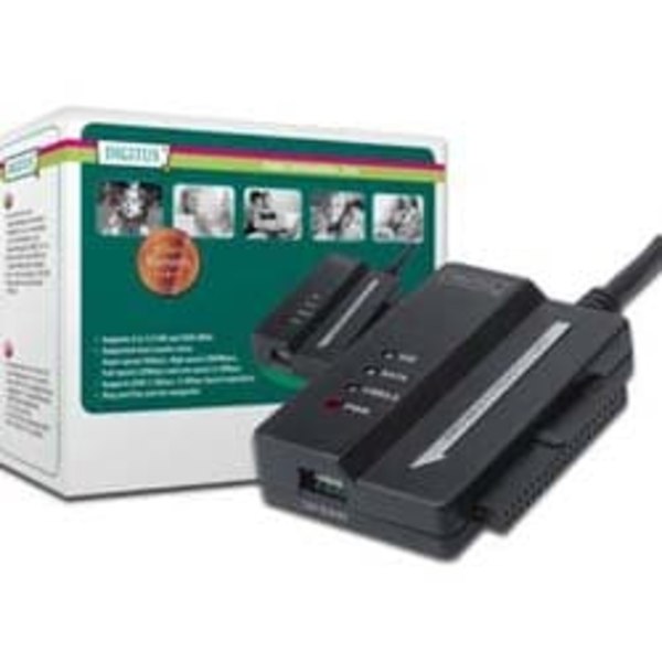 DIGITUS DA-70325 - storage controller - ATA / SATA 3Gb/s - USB 3.0 Sort
