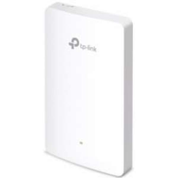 TP-LINK | AX1800 Wall-Plate Dual-Band Wi-Fi 6 Access Point | EAP615-Wall | 802.11ax | 10/100/1000 Mbit/s | Ethernet LAN (RJ-45) ports 4 | MU-MiMO Yes Hvid