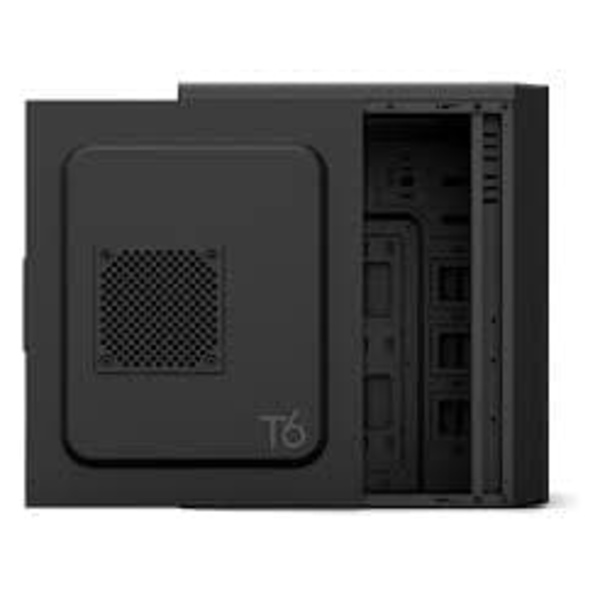 CARCASA Zalman "T6", middle tower, office, fara sursa, suporta 4xfan, 1xfan inclus, , USB 3.1 gen1 x 2, USB 2.0 x 1, audio+mic, 7 sloturi expansiune, Svart
