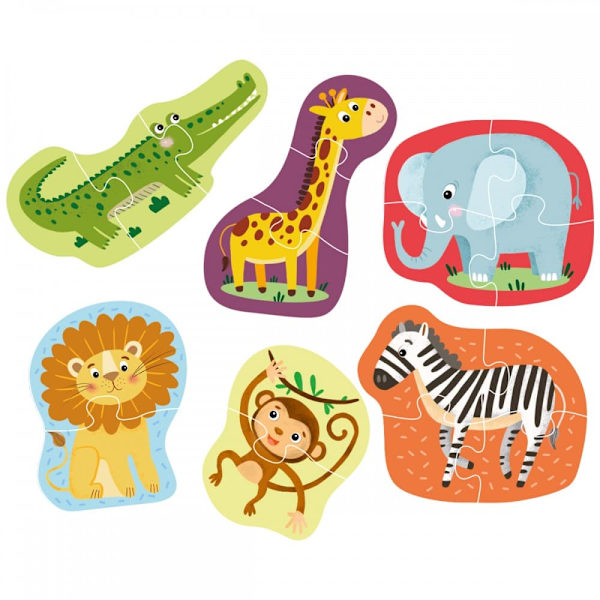 DODO puzzle 2-3-4 elements Animals D, 300153