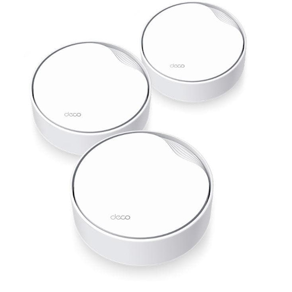 Wireless Router|TP-LINK|Wireless Router|3-pack|3000 Mbps|Mesh|Wi-Fi 6|1x10/100/1000M|1x2.5GbE|DHCP|DECOX50-POE(3-PACK)