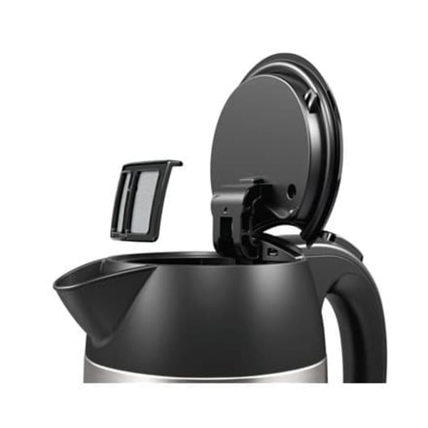 Bosch TWK3P420 electric kettle 1.7 L 2400 W Black, Stainless steel