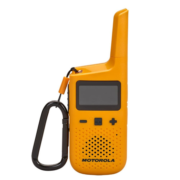 Motorola T72 walkie talkie 16 channels, yellow