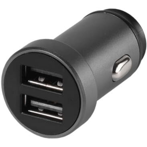 Vivanco car charger USB 2x2.4A (38858) Sort