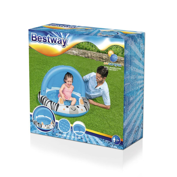 Zebra Bestway 52559 inflatable paddling pool