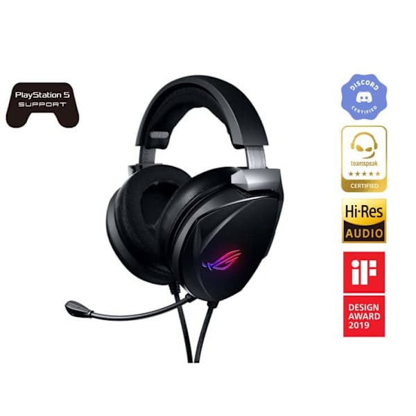 ASUS ROG Theta 7.1 Headset Wired Head-band Gaming USB Type-C Black