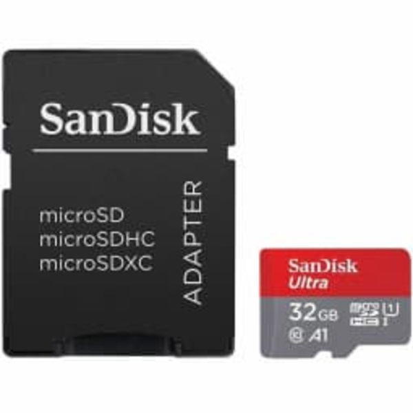 SanDisk Ultra microSDHC 32GB + SD Adapter 120MB/s A1 Class 10 UHS-I - Imaging Packaging