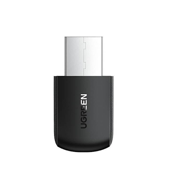 ADAPTOR RETEA Ugreen, "CM448"extern wireless 2.4 GHz | 5 GHz, USB 2.0, port, 600 Mbps, antena interna x 1, LED "20204" (timbru verde 0.18 lei)  - 6957 Sort