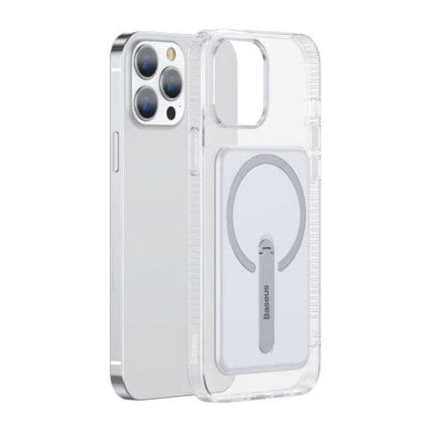 HUSA SMARTPHONE Baseus Magnetic, ptr Iphone 13 Pro, TPU, suporta incarcare magnetica,contine suport de tel tip bracket cu pliere 90 grade si rotire 36