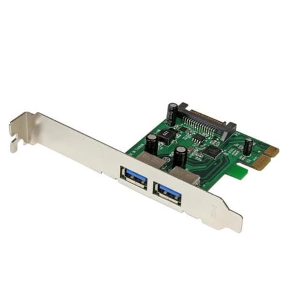 StarTech.com PCIe card PEXUSB3S24 - 2x USB 3.0 - 5 GB/s Grøn, Metallic
