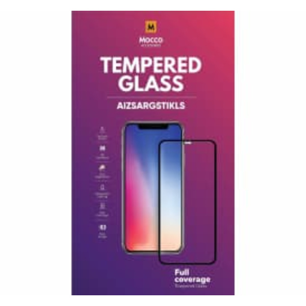 Mocco Full Face / Full Glue Tempered Glass Full Coveraged with Frame Samsung Galaxy A72 5G Black