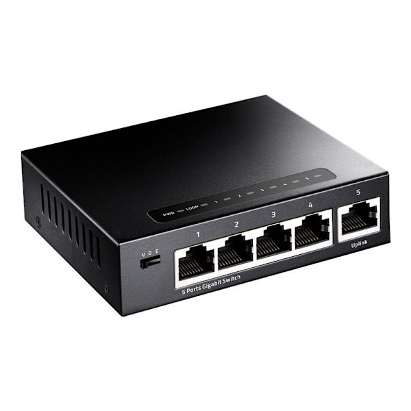 Cudy GS105D network switch Gigabit Ethernet (10/100/1000) Black