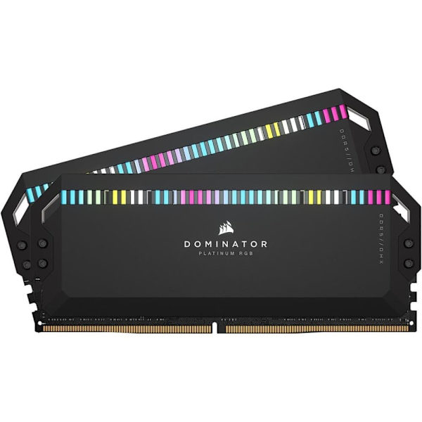6000MHz 32GB (2x16GB) DDR5 DIMM Unbuffered CL30 Std PMIC XMP 3.0 DOMINATOR PLATINUM RGB Black Heatspreader, RGB LED, 1.4V