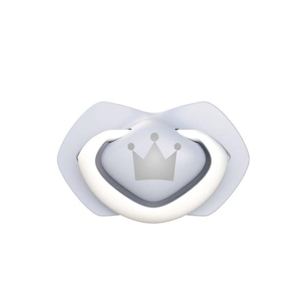CANPOL BABIES silicone symmetrical soothers ROYAL BABY, 6-18m, 2 pcs, 22/651_blu