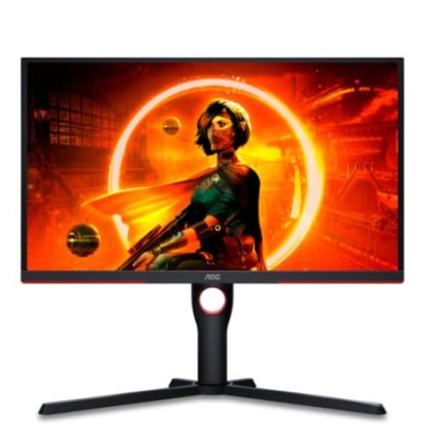 AOC | Monitor | 25G3ZM/BK | 24.5 " | VA | FHD | 16:9 | 240 Hz | 1 ms | 1920 x 1080 | 300 cd/m² | HDMI ports quantity 2 | Black/Red | Warranty 36 month