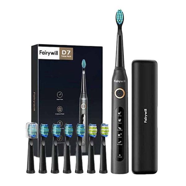 FAIRYWILL SONIC TOOTHBRUSH 507 PLUS BLACK