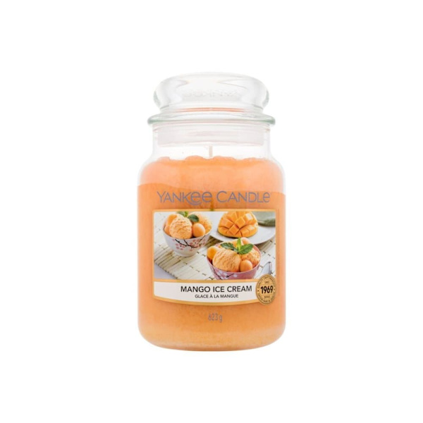 Yankee Candle Classic Large Jar Candles Scented Candle Mango Ice Cream 623 g