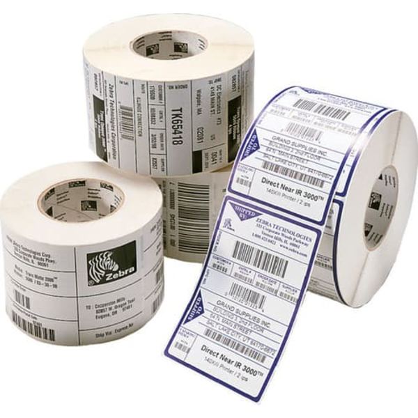 Label, Paper, 102x152mm; Thermal Transfer, Z-Select 2000T, Coated, Permanent Adhesive, 25mm Core, Perforation