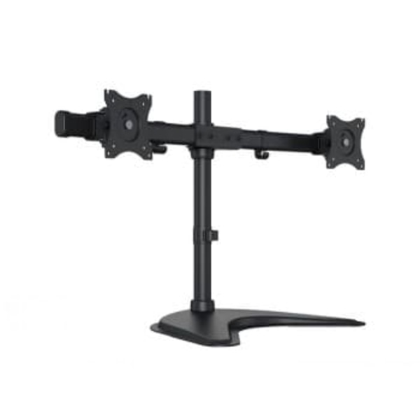 Multibrackets M Deskstand Basic Dual | VESA 75x75-100x100 | Max 8kg | Tablestand | Black Sort