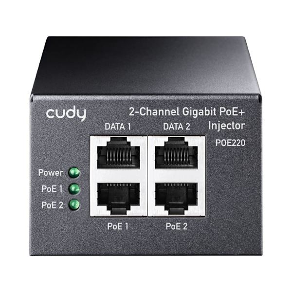 PoE+/PoE Injector Cudy Gigabit 2-Channel 30W