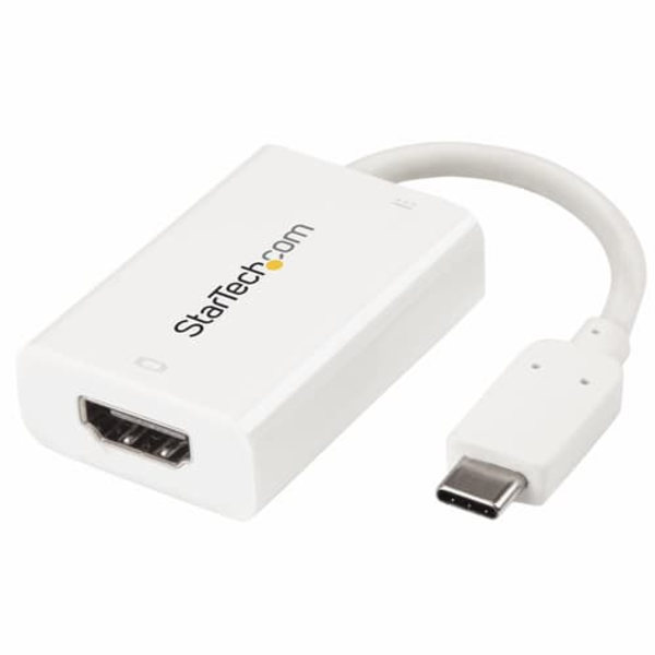 USB-C TO HDMI - POWER DELIVERY/. Hvid