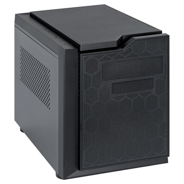 CI-01B-OP mATX MiniTower, Game Cube Svart