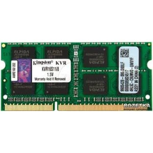 8GB DDR3 1600 KINGSTON SODIMM