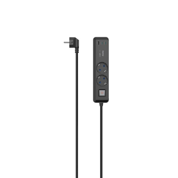 Hama Power Strip, 2-Way, 1.4 m, 223188