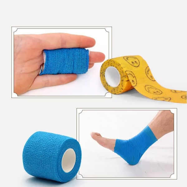 Elastinis Teipas AUPCON 5 x 450 cm, Juodos Spalvos