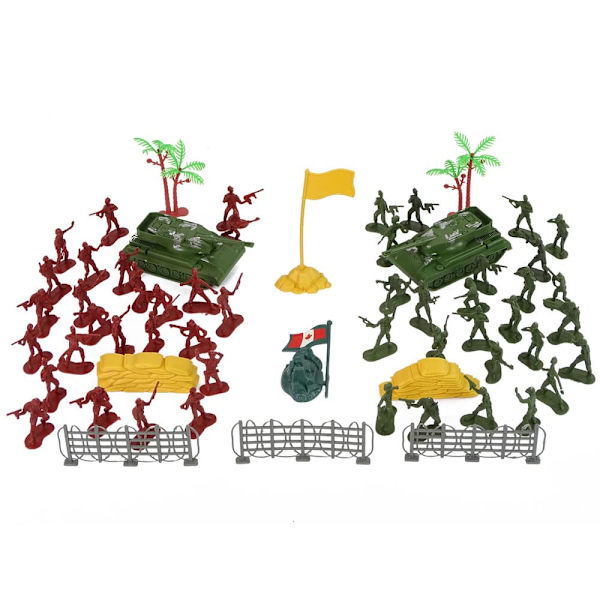 Large Military Set Soldiers Tanks