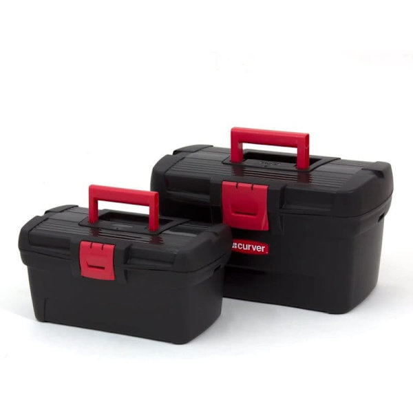 CURVER HEROBOX BASIC CRATE SET 13" + 16" /BLACK/ RED